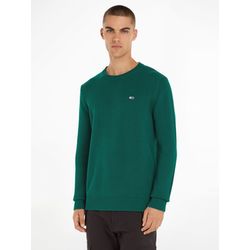 Tommy Jeans Organic cotton round neck sweater - green (L6O)