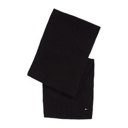 Tommy Hilfiger Essential Rib-Knit Scarf - black (BDS)