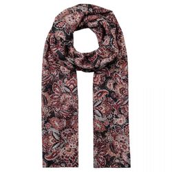 More & More Lightweight paisley print scarf - black (5790)