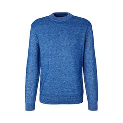 Tom Tailor Pull tricoté en optique mélangée - bleu (19168)