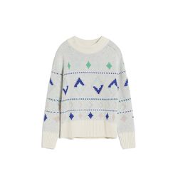 Armedangels Knit Sweater - Holgaa Naive Fairisle - blue/beige (2206)