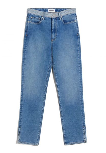 Armedangels Slim Fit High Waist Jeans - Lejaa - blau (2197)