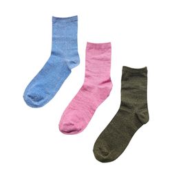 Nümph Glitzer Socken - pink/blau (6000)