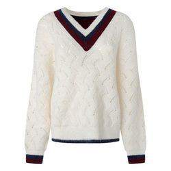Pepe Jeans London V-Neck Sweater - Bellamy - white (804)