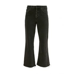 comma CI Jeans aus Baumwollstretch mit Flared Leg - grau (98Z7)