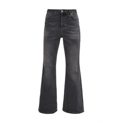 comma CI Kick Flare: Jeans with wash - gray (98Z4)