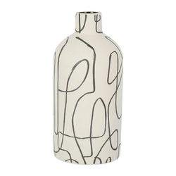 SEMA Design Vase (d12xh25cm) - beige (Blanc)