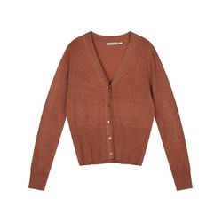 Esqualo Cardigan with shimmer effect - brown (705)