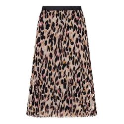 Esqualo Pleated skirt - Run Wild - black/pink/beige (999)