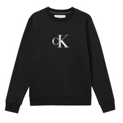Calvin Klein Jeans Monogramm-Sweatshirt - schwarz (BEH)