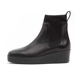 Unisa Superlight leather ankle boots - black (BLACK)