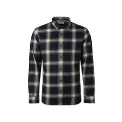 No Excess Cotton shirt with check pattern - black (29)