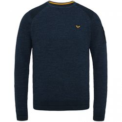 PME Legend Long sleeve cotton sweater - blue (5073)