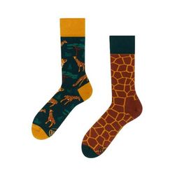 Many Mornings Socks - The Giraffe - brown (00)
