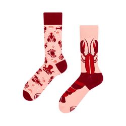 Many Mornings Chaussettes - Oh Crab! - rose (00)