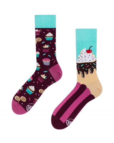 Many Mornings Socks - The cupcake - brown (00)