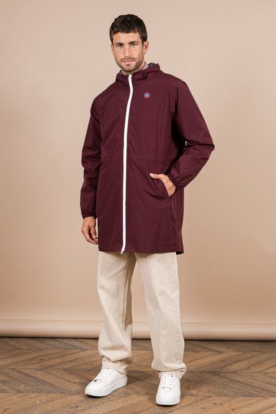 Flotte Waterproof jacket - unisex - brown (Prune)