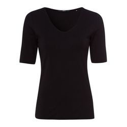 Zero T-shirt avec col en V - noir (9105)