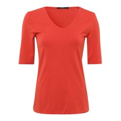 Zero T-shirt avec col en V - rouge/orange (4637)