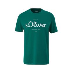 s.Oliver Red Label T-shirt with a logo print  - green (76D2)