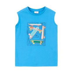 s.Oliver Red Label T-shirt with graphic print  - blue (6431)