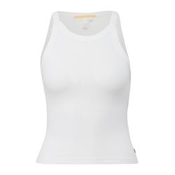 Q/S designed by Top slim fit en coton stretch - blanc (0100)