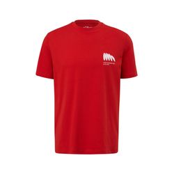 s.Oliver Red Label T-Shirt mit Frontprint - rot (30D2)