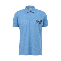 s.Oliver Red Label Polo chiné   - bleu (54D1)