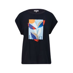 s.Oliver Red Label T-Shirt aus Fabricmix - blau (59D0)