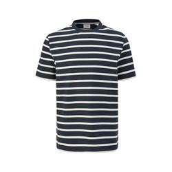 s.Oliver Red Label T-Shirt aus Baumwolle  - weiß/blau (59G6)