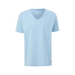 Q/S designed by T-Shirt mit feinen Streifen - blau (51W0)