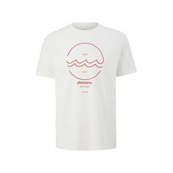 s.Oliver Red Label T-shirt en pur coton - blanc (01D1)