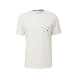 s.Oliver Red Label T-Shirt aus Baumwolle - weiß (01A1)