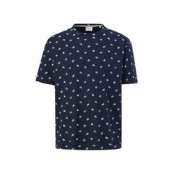 s.Oliver Red Label T-shirt with allover print   - blue (59A1)