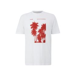 s.Oliver Red Label T-shirt en coton  - blanc (01D1)