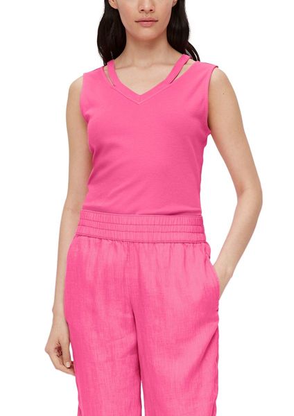 s.Oliver Red Label Top mit Cut Outs  - pink (4426)