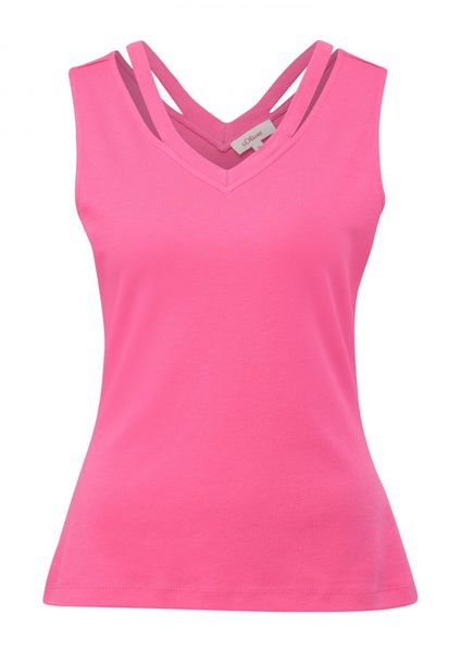 s.Oliver Red Label Top with cut outs  - pink (4426)