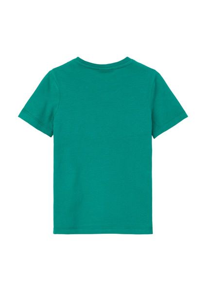 s.Oliver Red Label Jerseyshirt mit Statement-Print  - grün (7681)