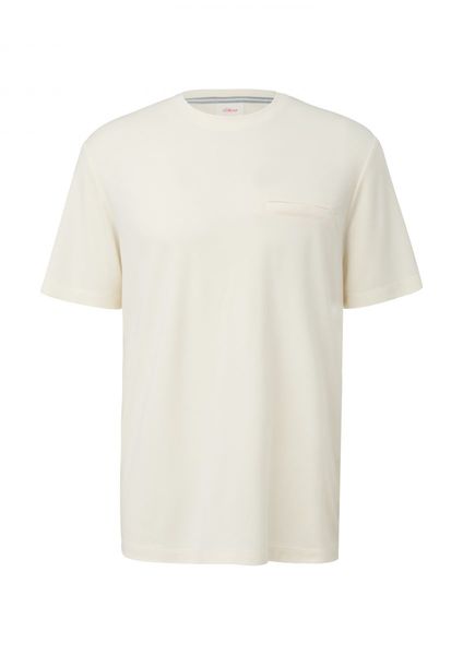 s.Oliver Red Label T-shirt en modal mix  - blanc (0100)