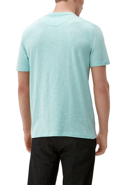 s.Oliver Red Label T-shirt with a henley neckline - blue (60W2)