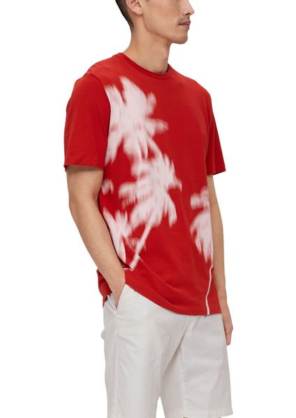 s.Oliver Red Label Cotton stretch bermuda shorts - white (0120)