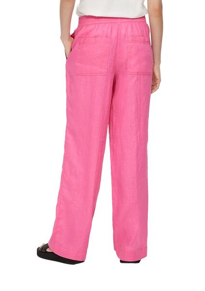 s.Oliver Red Label Loose: Jogpants aus Leinen   - pink (4426)