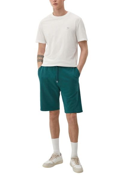 s.Oliver Red Label Relaxed: sweatpants with an elastic waistband - green (7955)