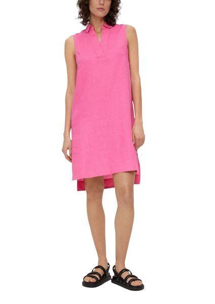s.Oliver Red Label Linen dress with V-neck   - pink (4426)