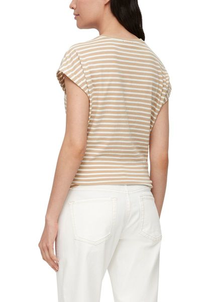 s.Oliver Red Label T-Shirt avec nœud - beige (84G4)