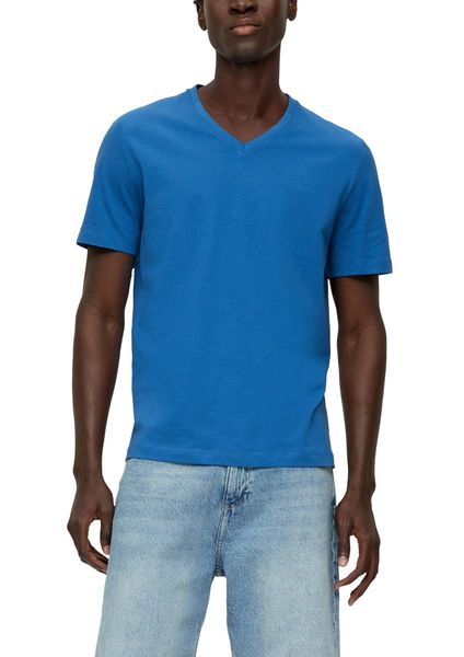 s.Oliver Red Label Pure cotton t-shirt - blue (5427)