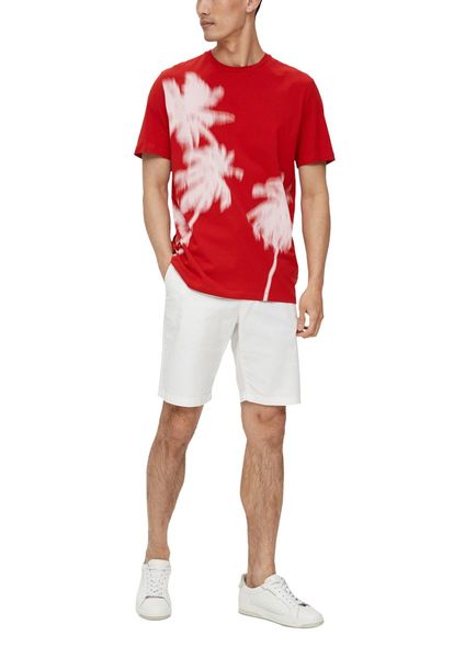 s.Oliver Red Label T-Shirt mit Grafikprint - rot (30F1)