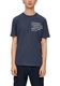 s.Oliver Red Label T-Shirt mit Frontprint - blau (59W2)