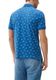s.Oliver Red Label Poloshirt mit Allover-Print - blau (54A1)