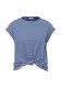 s.Oliver Red Label T-shirt with knot detail - blue (56G4)